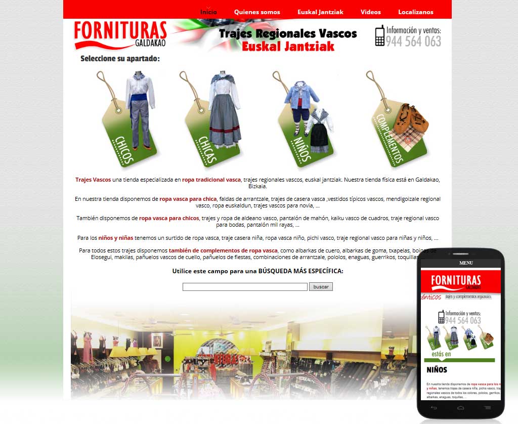trajes vascos web